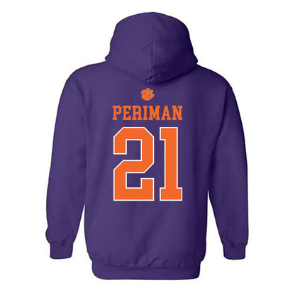 Clemson - NCAA Women's Basketball : Hadley Periman - Classic Shersey Hooded Sweatshirt-1