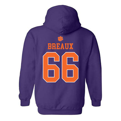Clemson - NCAA Softball : Sarah Breaux - Classic Shersey Hooded Sweatshirt-1