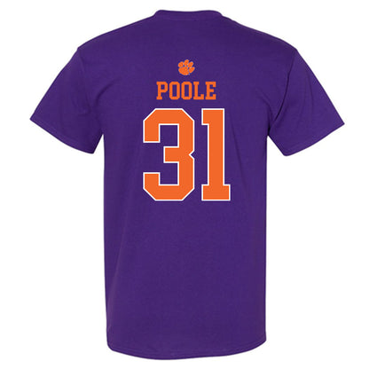 Clemson - NCAA Women's Basketball : Anya Poole - Classic Shersey T-Shirt-1