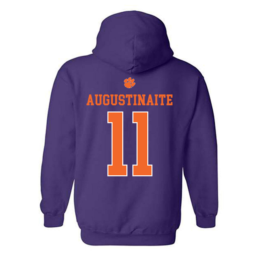 Clemson - NCAA Women's Basketball : Rusne Augustinaite - Classic Shersey Hooded Sweatshirt-1