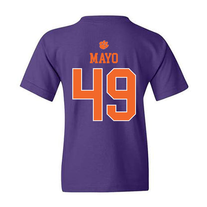 Clemson - NCAA Football : Darien Mayo - Classic Shersey Youth T-Shirt-1