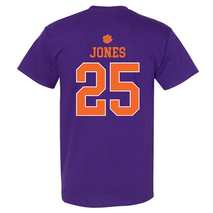 Clemson - NCAA Football : Ricardo Jones - Classic Shersey T-Shirt-1