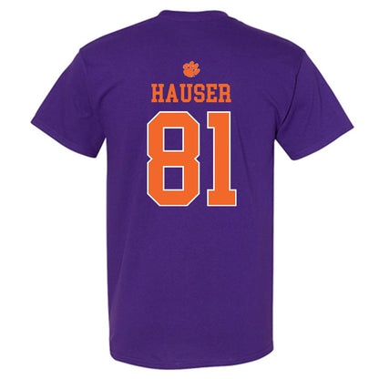 Clemson - NCAA Football : Nolan Hauser - Classic Shersey T-Shirt-1