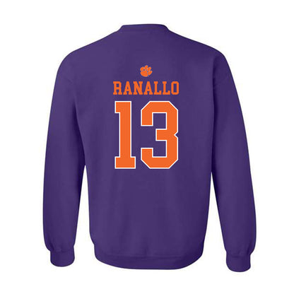 Clemson - NCAA Women's Basketball : Bella Ranallo - Classic Shersey Crewneck Sweatshirt