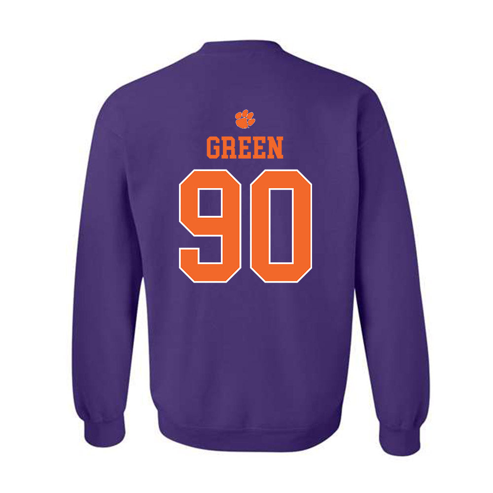 Clemson - NCAA Football : Stephiylan Green - Classic Shersey Crewneck Sweatshirt-1