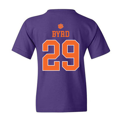 Clemson - NCAA Football : Chase Byrd - Classic Shersey Youth T-Shirt-1