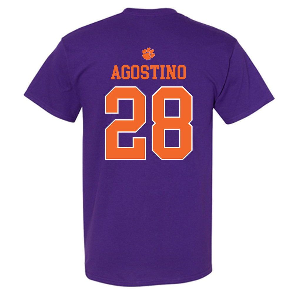 Clemson - NCAA Women's Lacrosse : Summer Agostino - Classic Shersey T-Shirt-1
