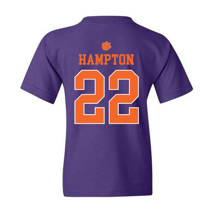 Clemson - NCAA Men's Soccer : Aiden Hampton - Classic Shersey Youth T-Shirt