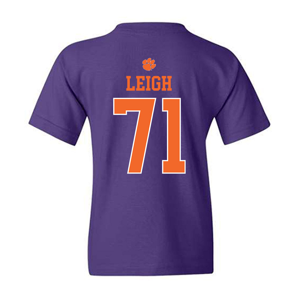 Clemson - NCAA Football : Tristan Leigh - Classic Shersey Youth T-Shirt-1
