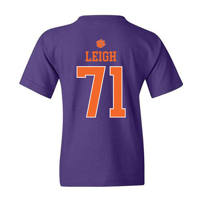 Clemson - NCAA Football : Tristan Leigh - Classic Shersey Youth T-Shirt-1