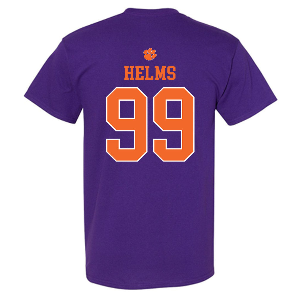 Clemson - NCAA Football : Hunter Helms - Classic Shersey T-Shirt-1