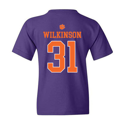 Clemson - NCAA Football : Joe Wilkinson - Classic Shersey Youth T-Shirt-1