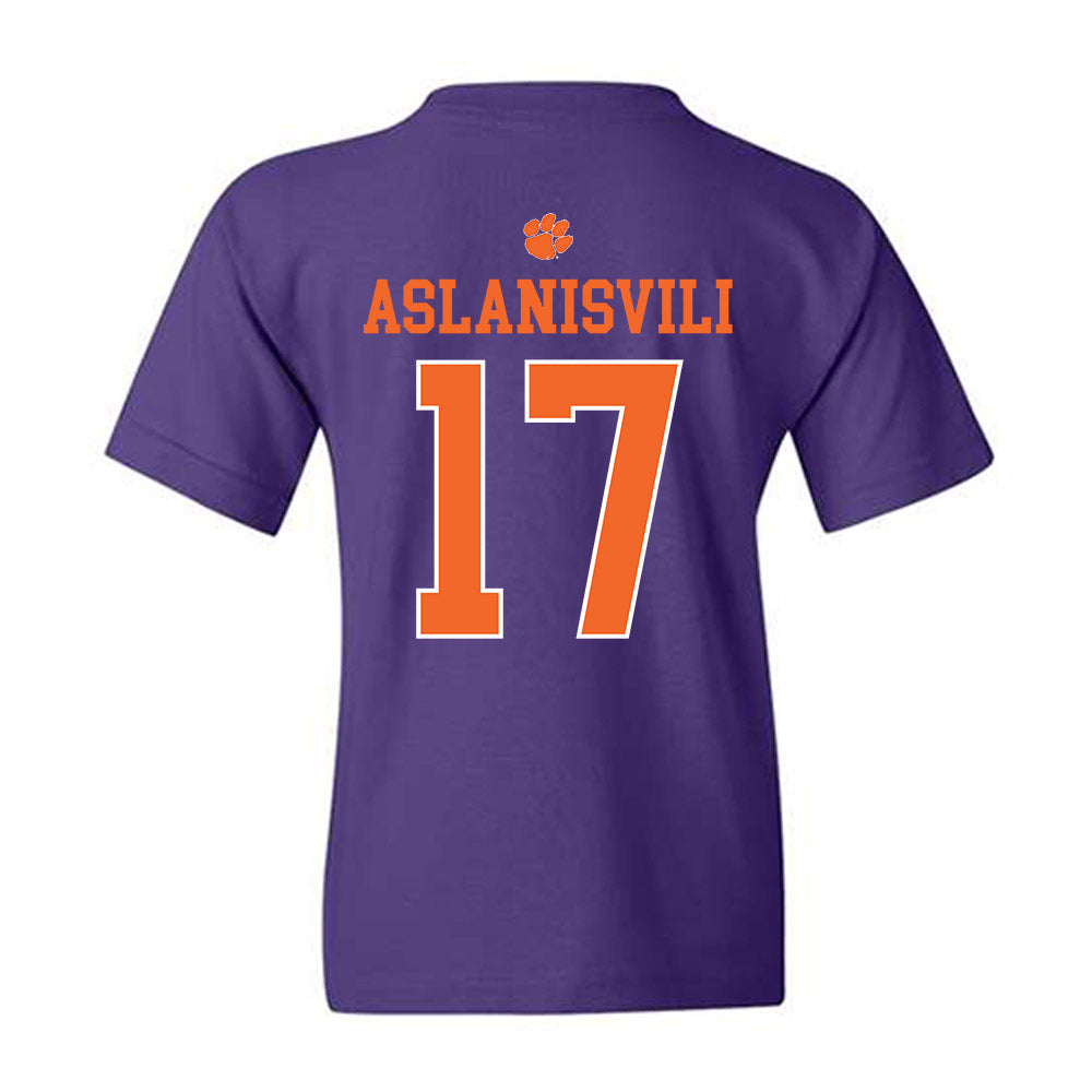 Clemson - NCAA Women's Tennis : Artemis Aslanisvili - Classic Shersey Youth T-Shirt-1