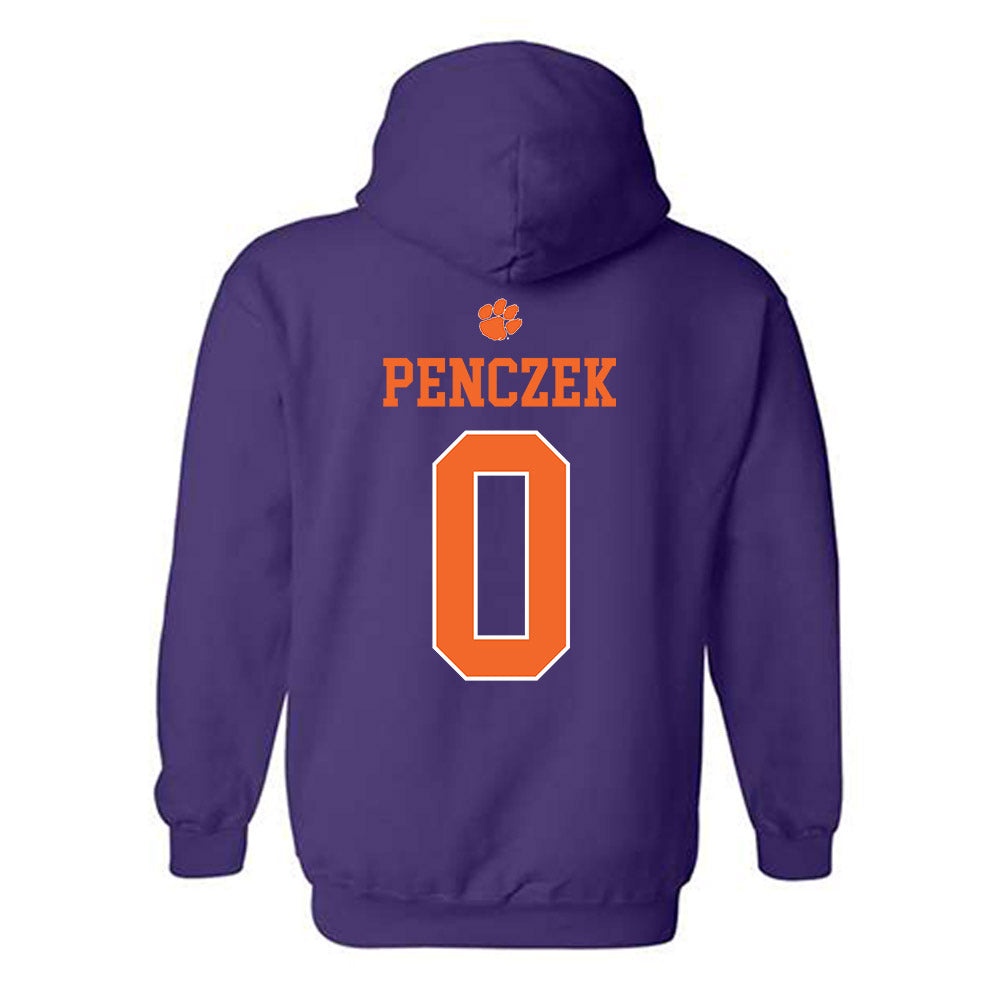 Clemson - NCAA Women's Lacrosse : Emma Penczek - Classic Shersey Hooded Sweatshirt-1