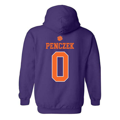 Clemson - NCAA Women's Lacrosse : Emma Penczek - Classic Shersey Hooded Sweatshirt-1