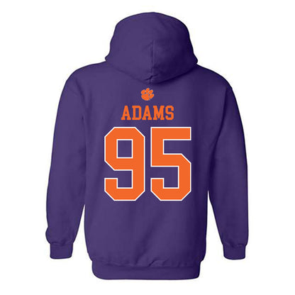 Clemson - NCAA Football : Amare Adams - Classic Shersey Hooded Sweatshirt-1