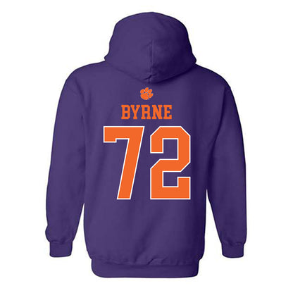 Clemson - NCAA Football : Rowan Byrne - Classic Shersey Hooded Sweatshirt-1