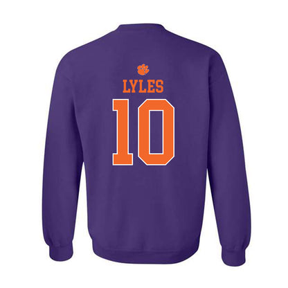 Clemson - NCAA Women's Soccer : Renee Lyles - Classic Shersey Crewneck Sweatshirt-1