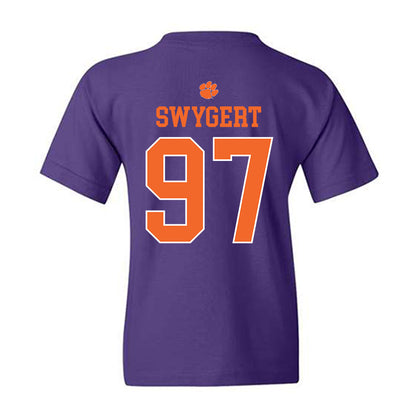 Clemson - NCAA Football : Patrick Swygert - Classic Shersey Youth T-Shirt-1