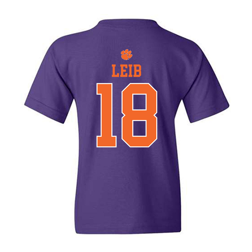 Clemson - NCAA Men's Soccer : Matthias Leib - Classic Shersey Youth T-Shirt-1