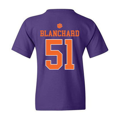Clemson - NCAA Football : Gavin Blanchard - Classic Shersey Youth T-Shirt-1