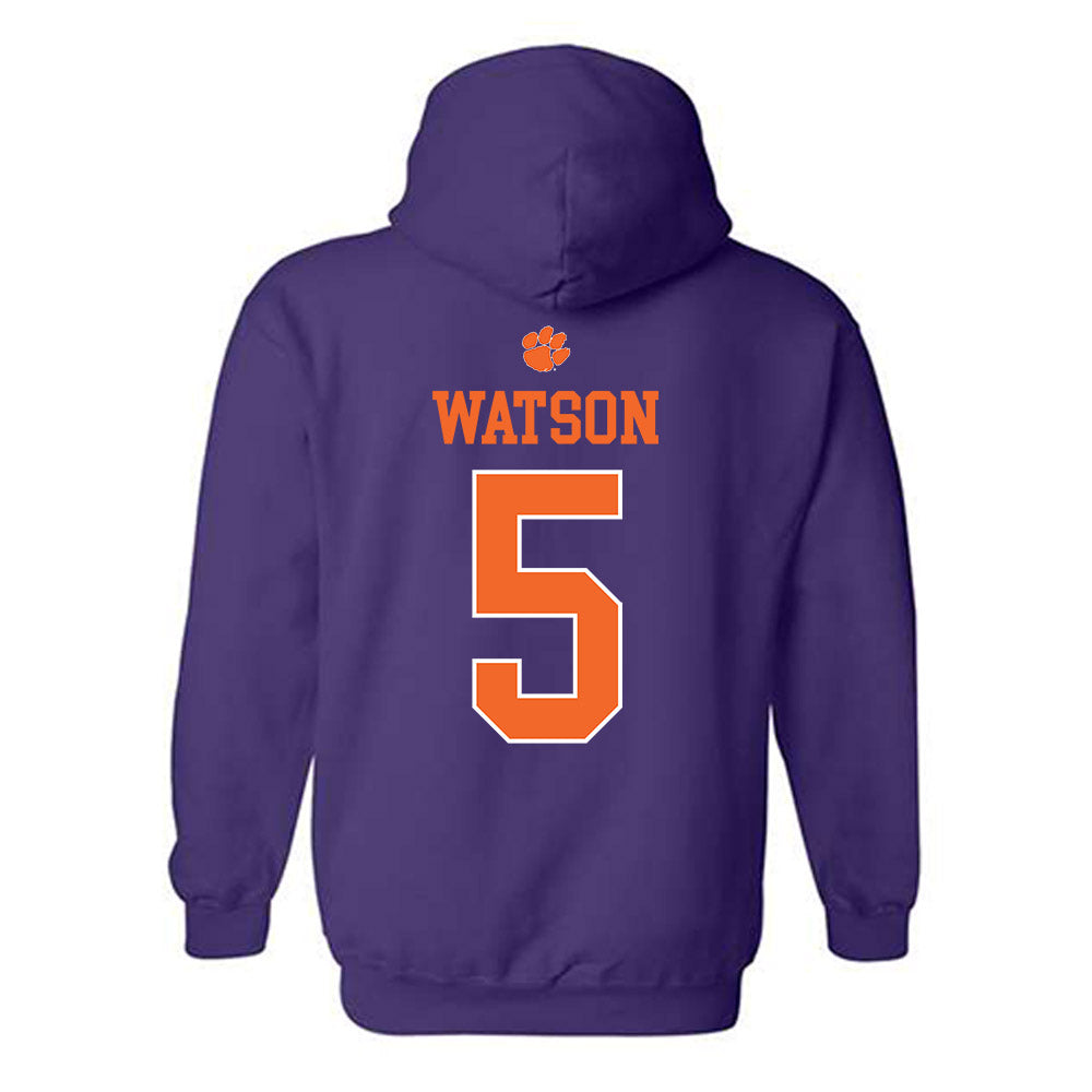 Clemson - NCAA Men's Soccer : Terry Watson - Classic Shersey Hooded Sweatshirt