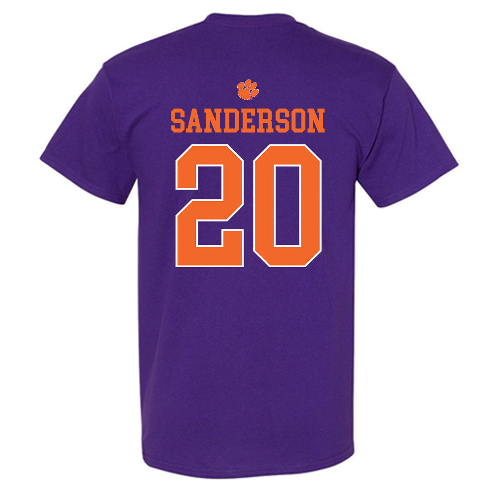 Clemson - NCAA Football : Clark Sanderson - Classic Shersey T-Shirt-1