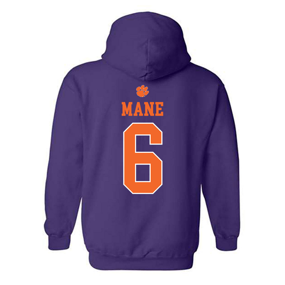 Clemson - NCAA Men's Soccer : Abdou Mane - Classic Shersey Hooded Sweatshirt-1