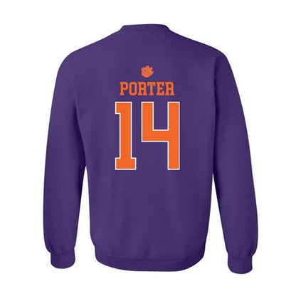 Clemson - NCAA Women's Basketball : Addie Porter - Classic Shersey Crewneck Sweatshirt-1