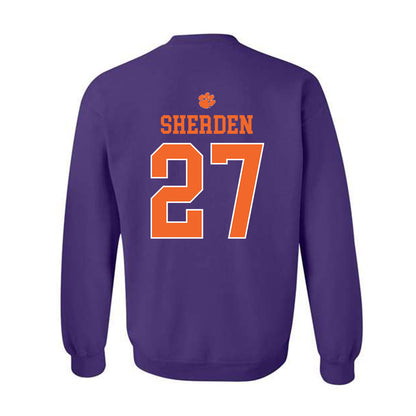 Clemson - NCAA Women's Soccer : Erin Sherden - Classic Shersey Crewneck Sweatshirt-1