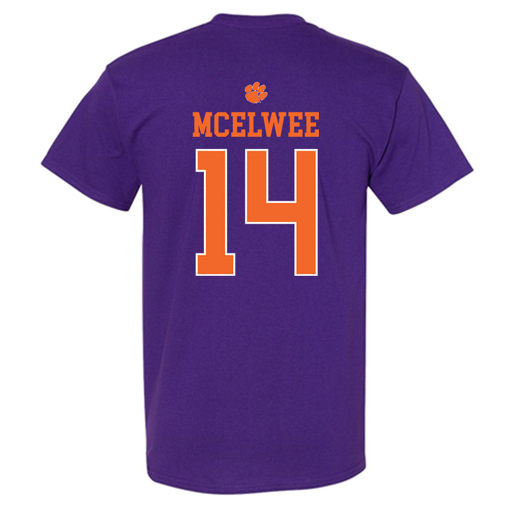 Clemson - NCAA Women's Lacrosse : Caitlin McElwee - Classic Shersey T-Shirt-1