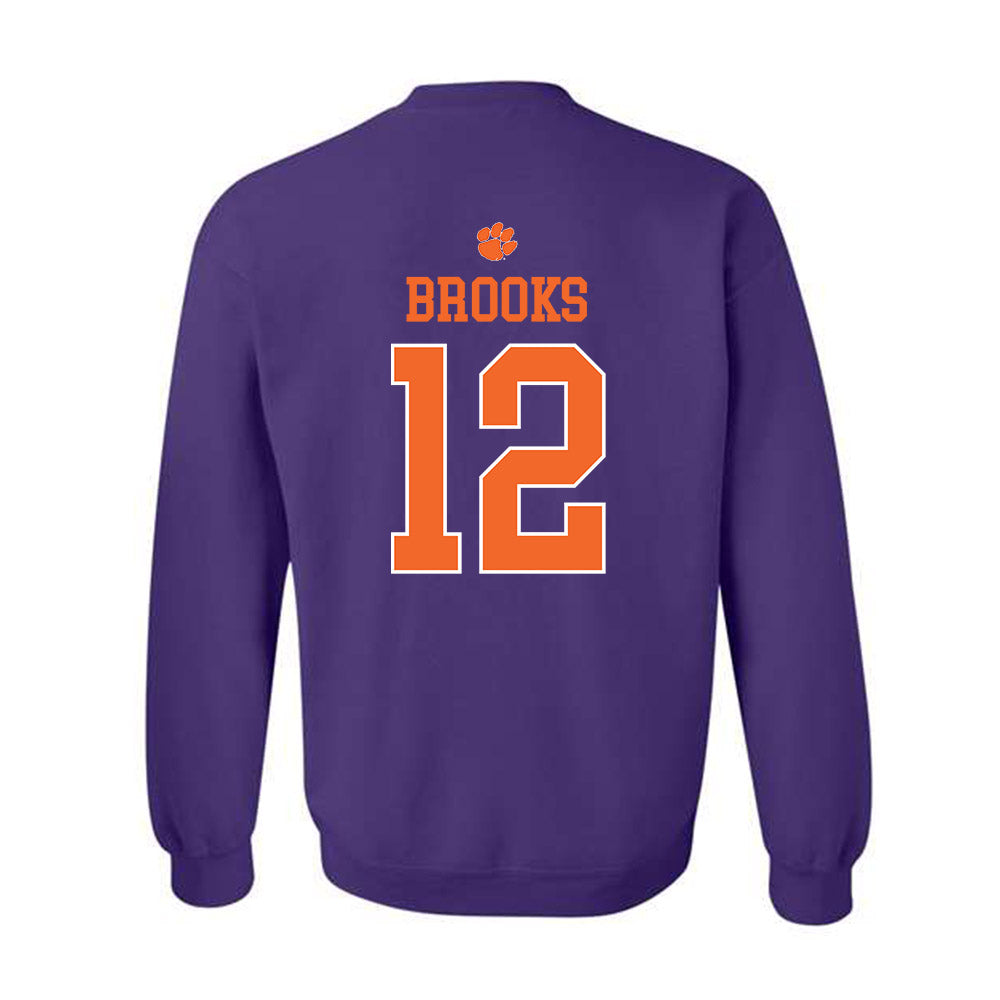 Clemson - NCAA Women's Soccer : Natalie Brooks - Classic Shersey Crewneck Sweatshirt-1