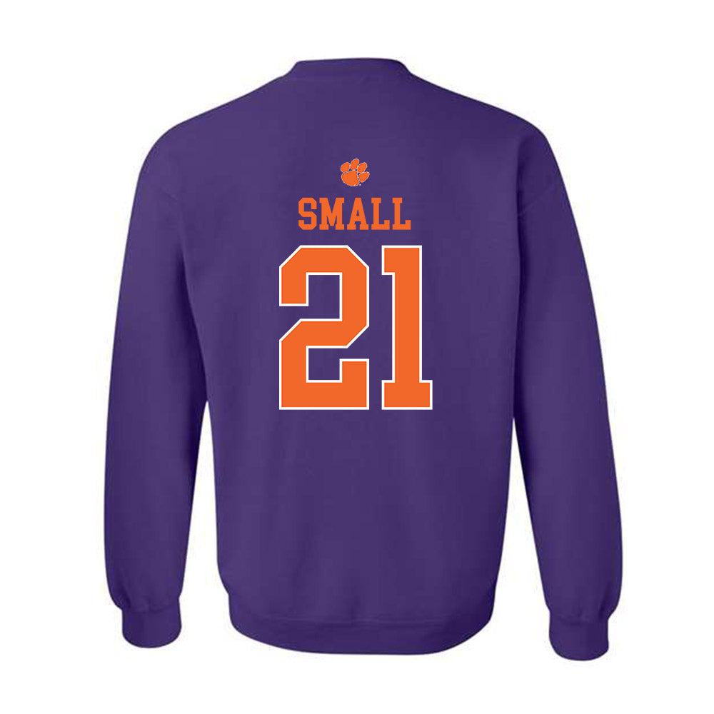 Clemson - NCAA Women's Soccer : Carla Small - Classic Shersey Crewneck Sweatshirt-1