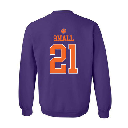 Clemson - NCAA Women's Soccer : Carla Small - Classic Shersey Crewneck Sweatshirt-1