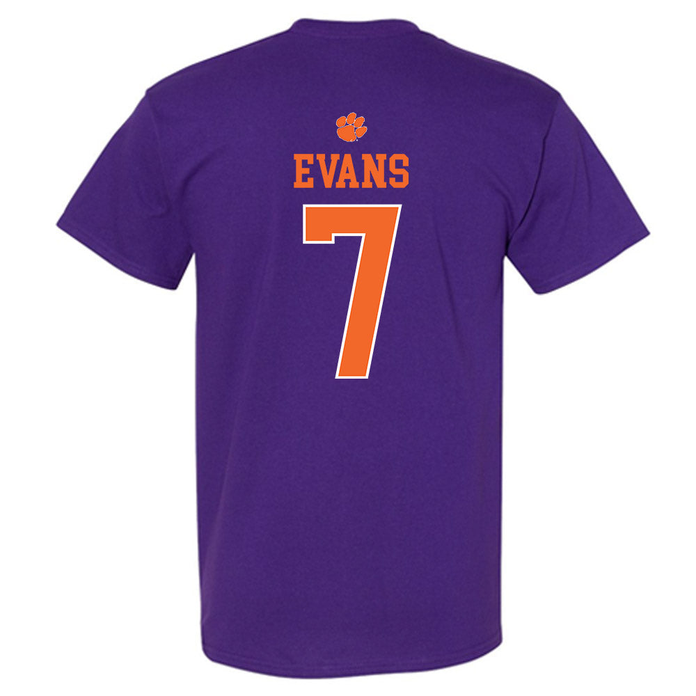Clemson - NCAA Women's Basketball : Summah Evans - Classic Shersey T-Shirt-1
