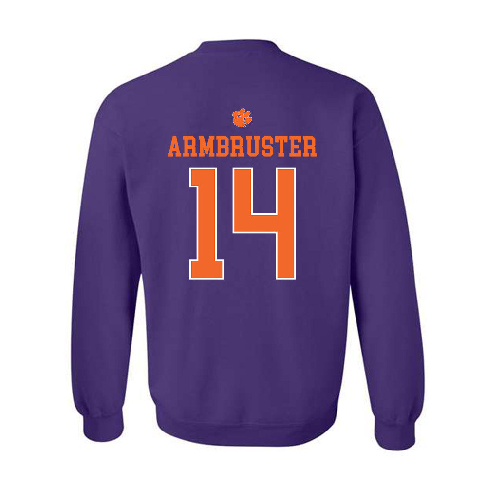 Clemson - NCAA Women's Volleyball : Audrey Armbruster - Classic Shersey Crewneck Sweatshirt-1