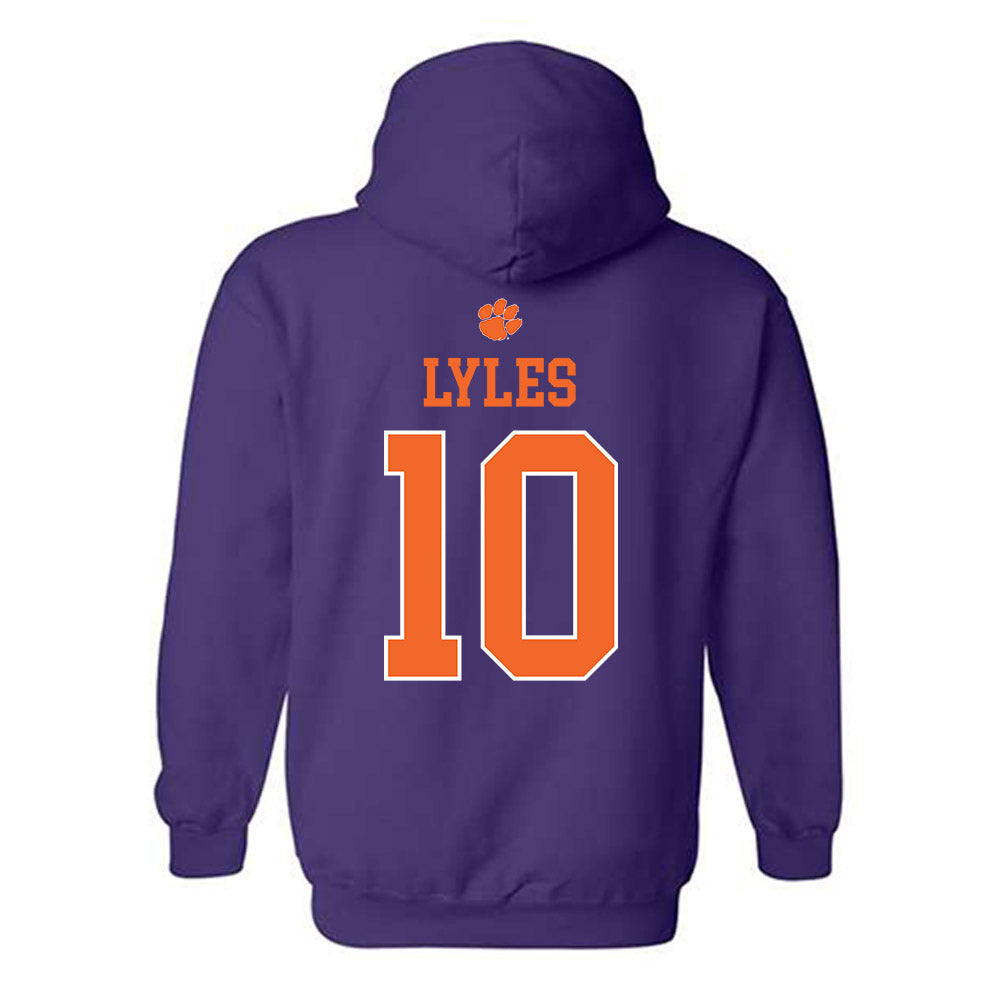 Clemson - NCAA Women's Soccer : Renee Lyles - Classic Shersey Hooded Sweatshirt-1