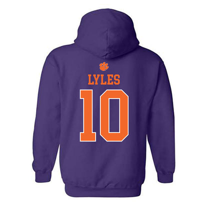 Clemson - NCAA Women's Soccer : Renee Lyles - Classic Shersey Hooded Sweatshirt-1