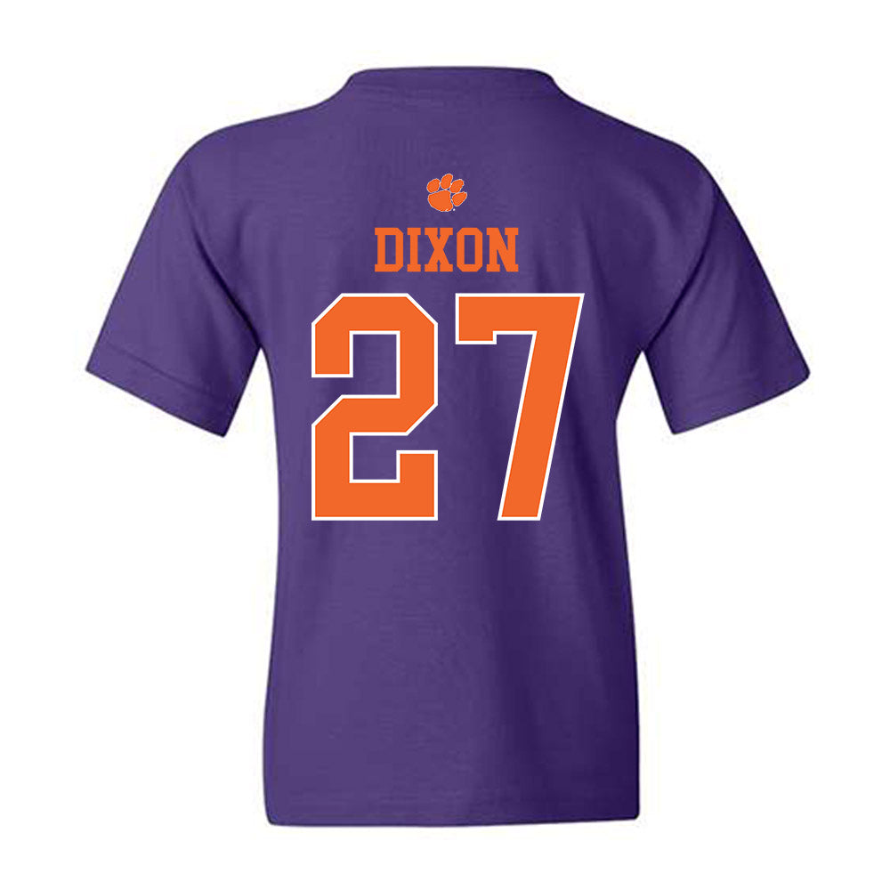 Clemson - NCAA Football : Noah Dixon - Classic Shersey Youth T-Shirt-1