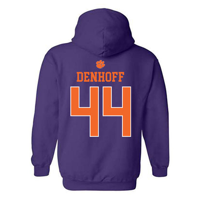 Clemson - NCAA Football : Cade Denhoff - Classic Shersey Hooded Sweatshirt-1