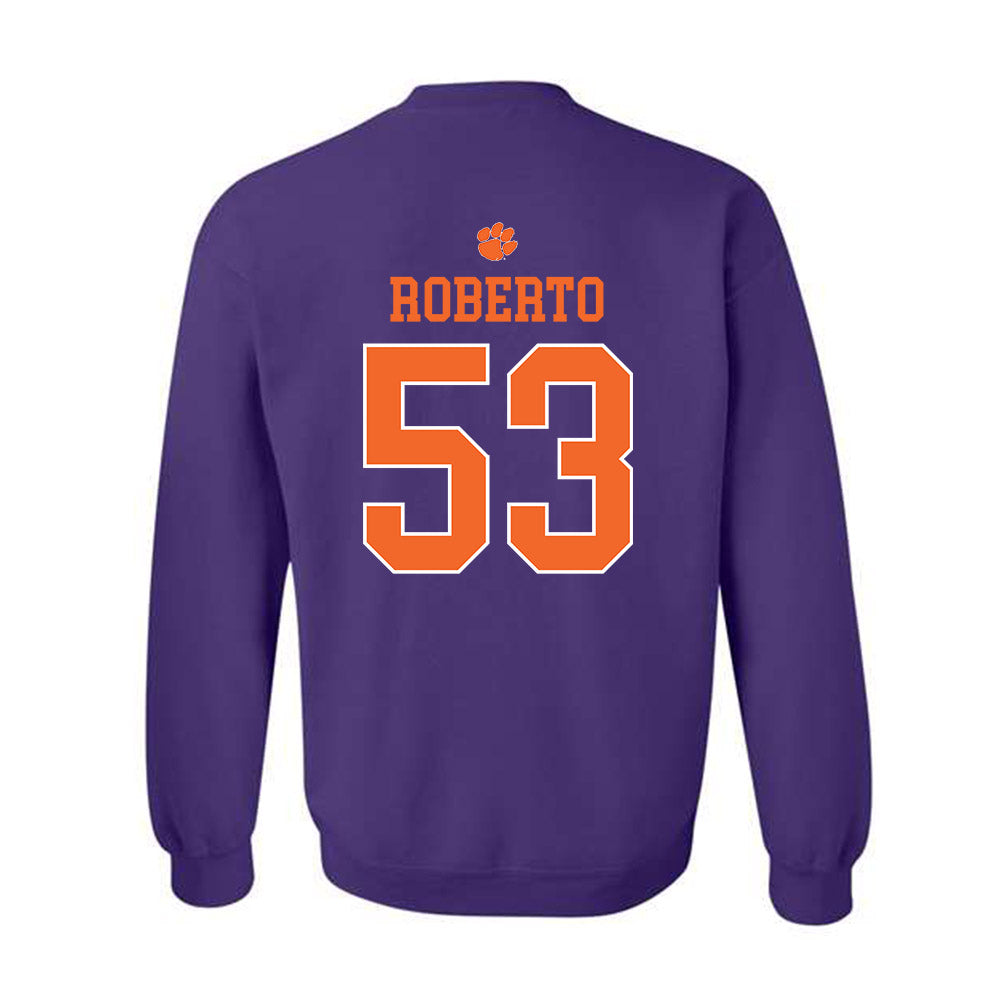Clemson - NCAA Football : Joseph Roberto - Classic Shersey Crewneck Sweatshirt