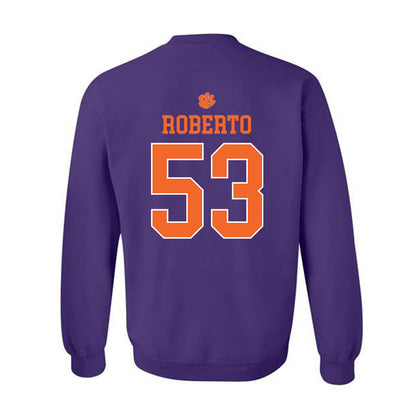 Clemson - NCAA Football : Joseph Roberto - Classic Shersey Crewneck Sweatshirt