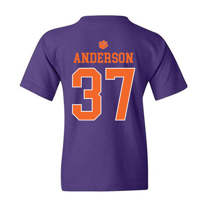 Clemson - NCAA Football : Logan Anderson - Classic Shersey Youth T-Shirt-1