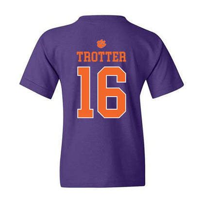 Clemson - NCAA Football : Cade Trotter - Classic Shersey Youth T-Shirt-1