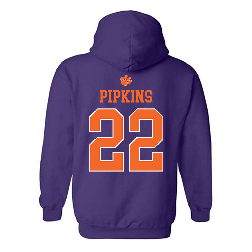 Clemson - NCAA Softball : Taylor Pipkins - Classic Shersey Hooded Sweatshirt-1