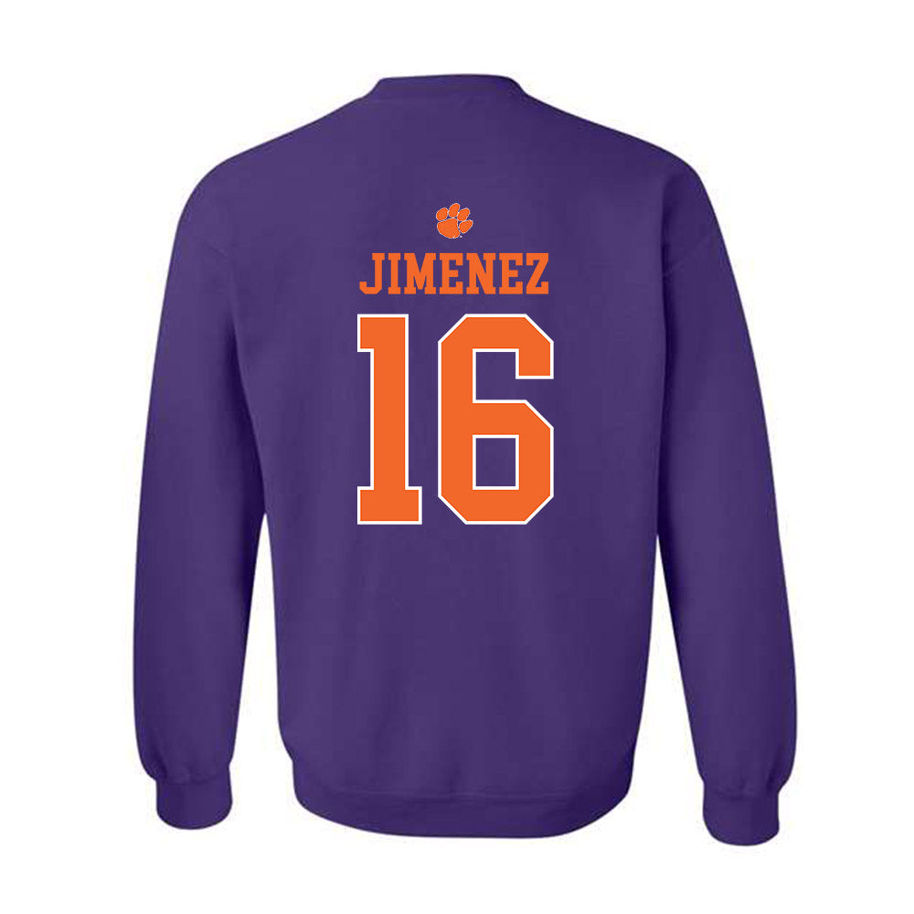 Clemson - NCAA Men's Soccer : Mason Jimenez - Classic Shersey Crewneck Sweatshirt-1