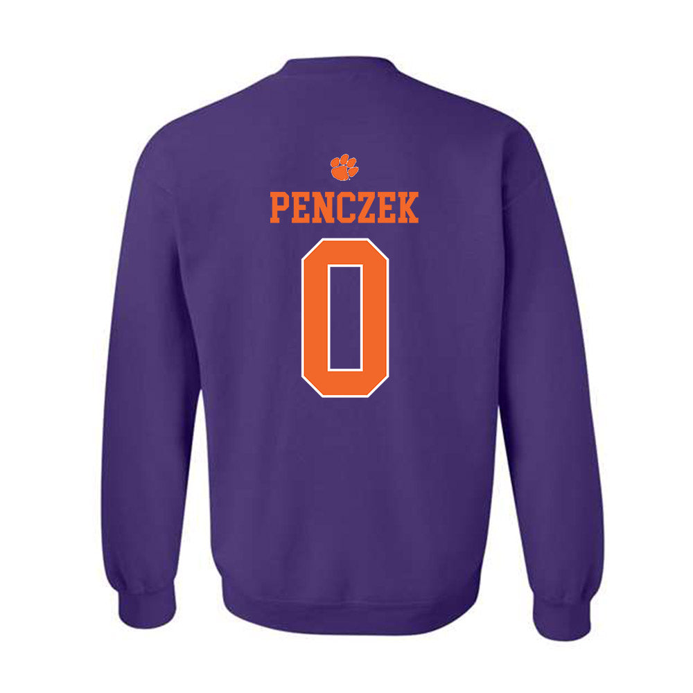 Clemson - NCAA Women's Lacrosse : Emma Penczek - Classic Shersey Crewneck Sweatshirt-1