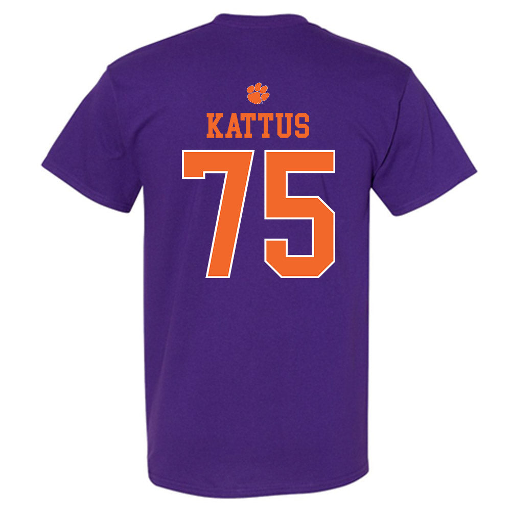 Clemson - NCAA Football : Tucker Kattus - Classic Shersey T-Shirt-1