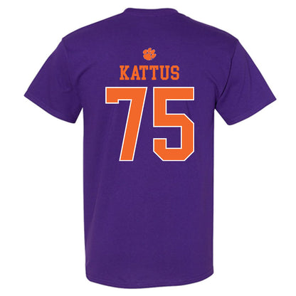 Clemson - NCAA Football : Tucker Kattus - Classic Shersey T-Shirt-1