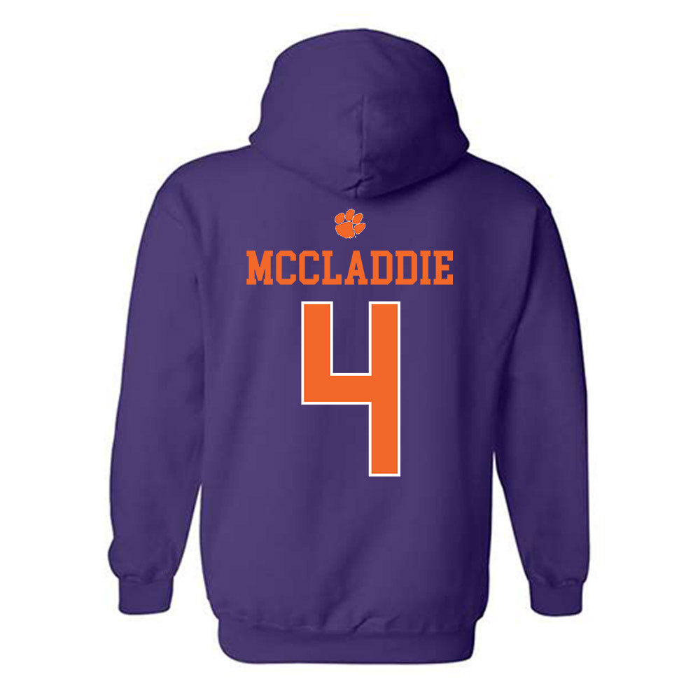 Clemson - NCAA Baseball : Tryston McCladdie - Classic Shersey Hooded Sweatshirt-1